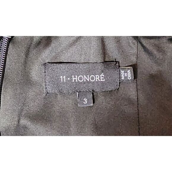 11 HONORE New Womens A-Line Black Knee Length Lined Formal Dress Plus Size 3X - Picture 9 of 9